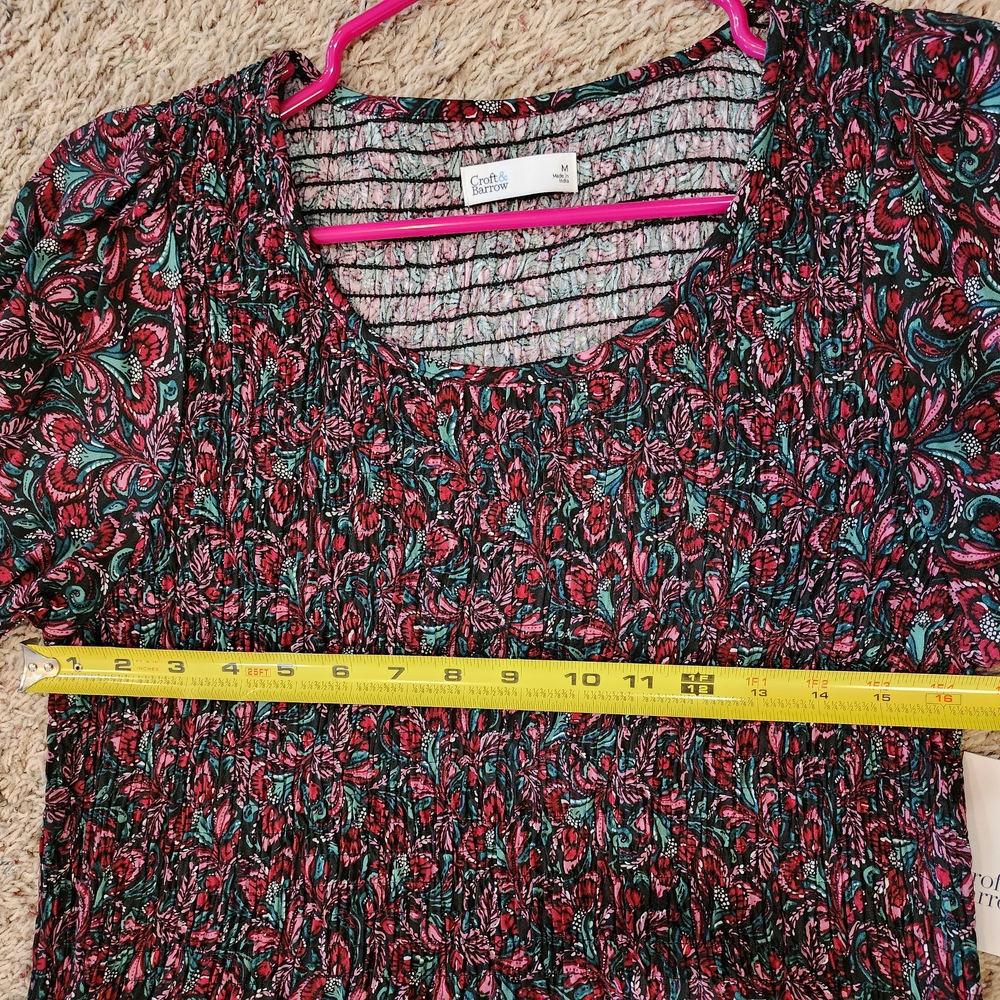 Croft & Barrow Multicolor Paisley Dress - Picture 5 of 5
